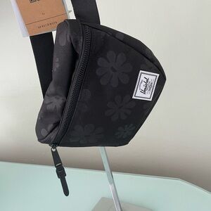 Herschel Black Floral settlement Hip Pack